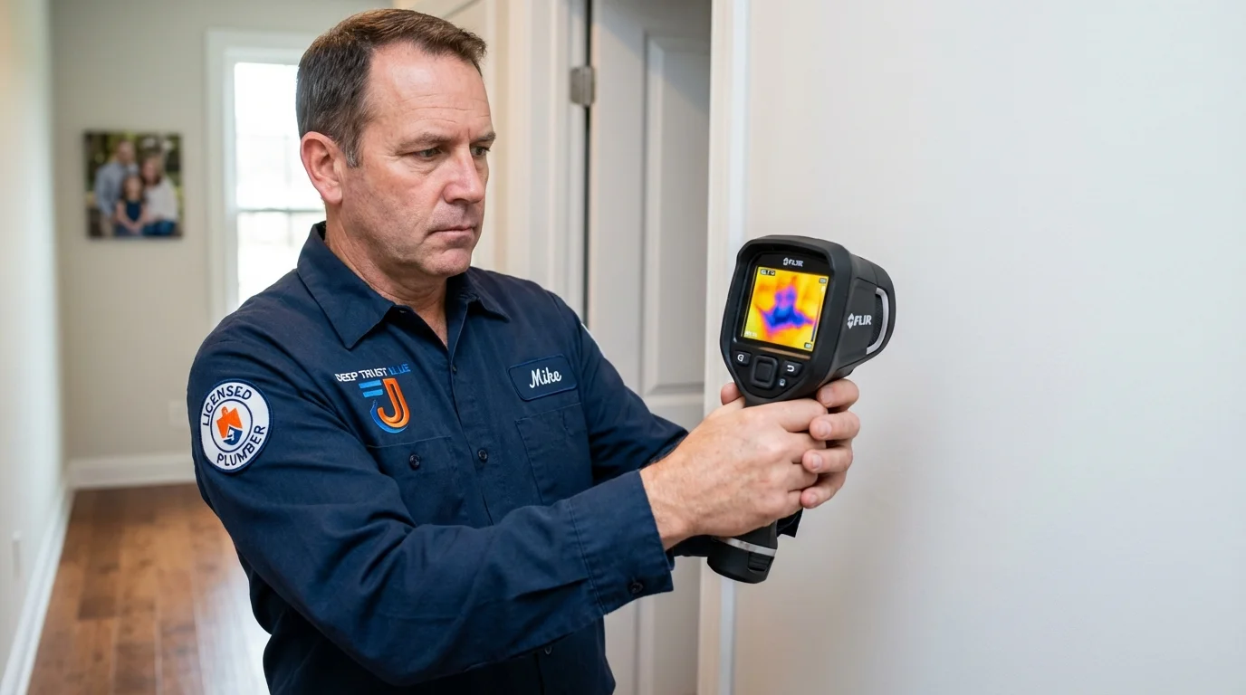 Thermal imaging leak detection by Johns Plumbing LLC in Catlettsburg
